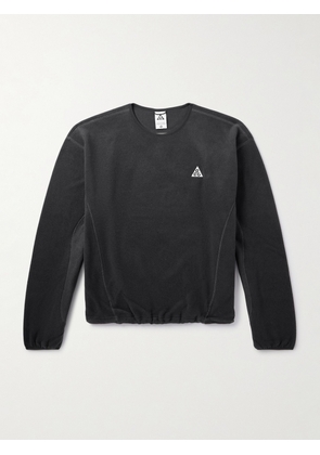 Nike - ACG Wolf Tree Logo-Embroidered Polartec® Fleece Sweatshirt - Men - Black - XS