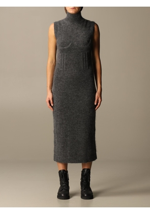 Fendi midi dress in wool and cashmere