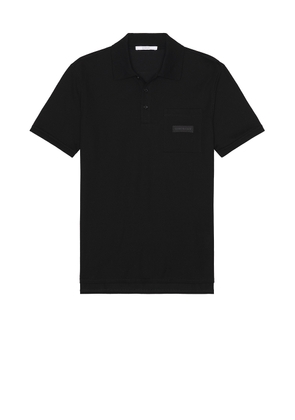 Givenchy Short Sleeve Polo in Black - Black. Size L (also in S, XL/1X, XXL/2X).