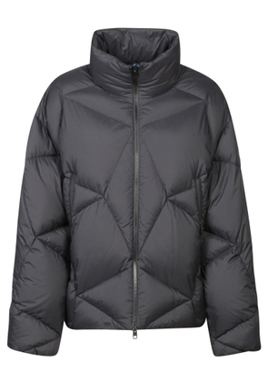 Moncler Vardar Graphic-quilted Short Down Jacket