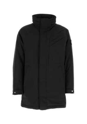 Stone Island Black Stretch Polyester Padded Jacket