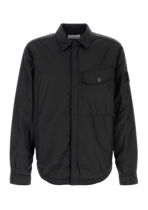 Stone Island Black Nylon Padded Jacket