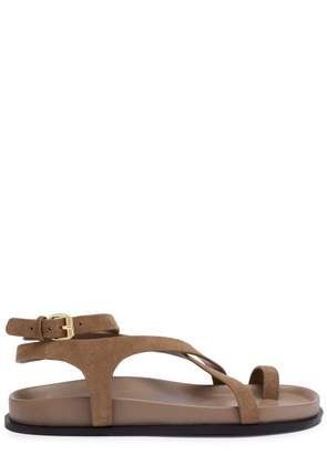 A.emery Jalen Slim Suede Sandals - Beige - 40 (IT40/ UK7)