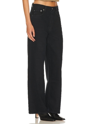 AGOLDE Low Slung Baggy Jeans in Black. Size 26. Also in 28, 29, 30, 31, 32, 33, 34.