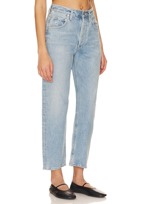 Citizens of Humanity Dahlia Bow Leg Baby Roll Jeans in Denim-Light. Size 30. Also in 31, 32, 33, 34.