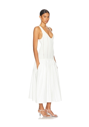 Belle Anna Siena Dress in White. Size M. Also in L, XL, XXL.
