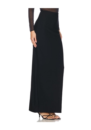 Commando Butter Luxe Maxi Column Skirt in Black. Size L. Also in M, S, XS.