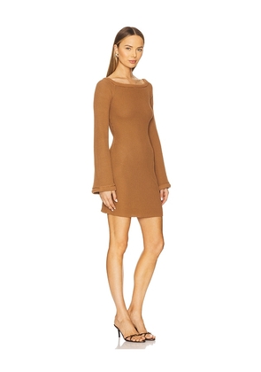 Aya Muse Eos Dress in Burnt Orange. Size L. Also in S, XS.
