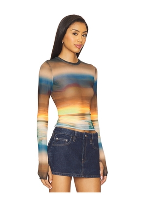 AFRM Kaylee Top in Orange. Size XS. Also in XXS.