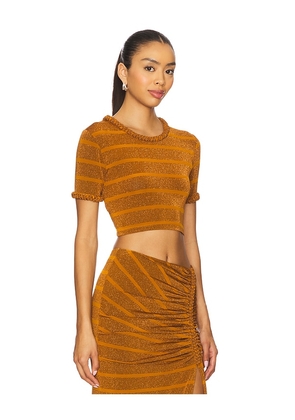 AZULU Susy Top in Cognac. Size L. Also in M, S, XS.