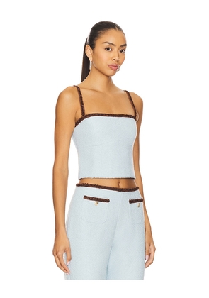 Amanda Uprichard x REVOLVE Windsor Top in Baby Blue. Size S. Also in L, M, XL, XS.