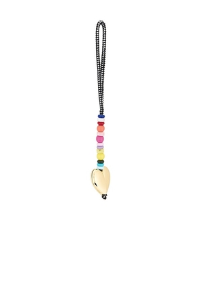 BaubleBar Free Spirit Bag Charm in Pink.