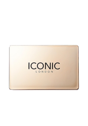 ICONIC LONDON Luscious Glow Baked Face Highlighter in Metallic Gold.