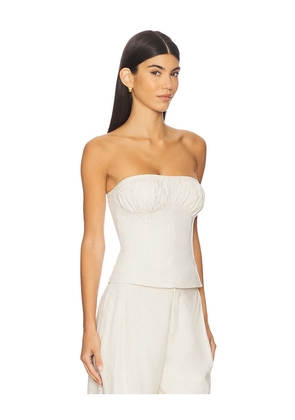 ALL THE WAYS Hayden Top in Neutral. Size L. Also in M, S, XL, XS, XXS.