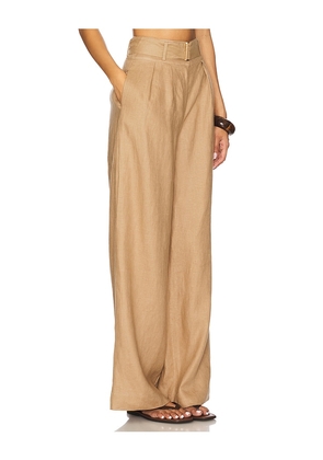 HEVRON Alina Pant in Taupe. Size 2. Also in 0, 12, 4, 8.