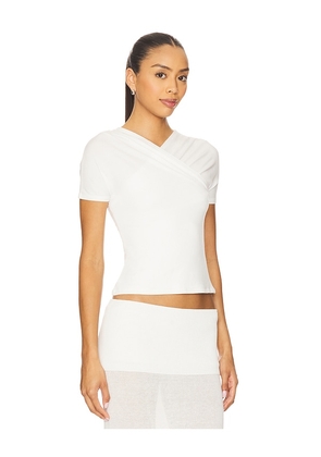 Geel Oxford Tee in White. Size L. Also in S.