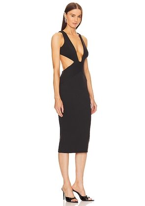 Michael Costello x REVOLVE Dana Dress in Black. Size S. Also in L, XL.