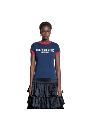 Chez Valentino Cotton Jersey T-Shirt
