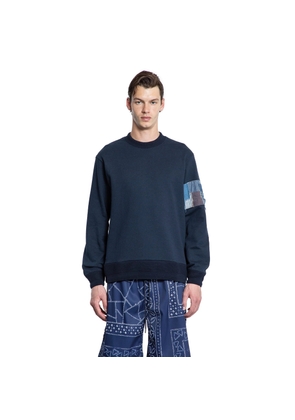 Boro trimmed sweatshirt