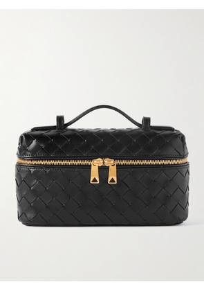 Bottega Veneta - Bang Bang Vanity Mini Intrecciato Leather Tote - Black - One size