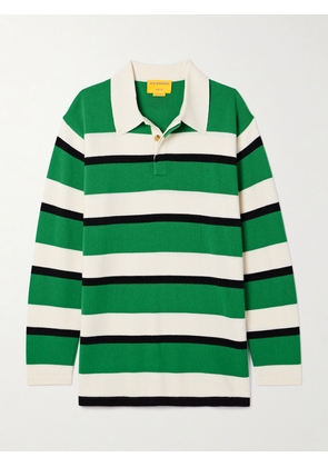 Guest In Residence - Oversized Striped Cashmere Sweater - Green - xx small,x small,small,medium,large