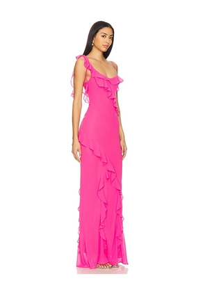 MAJORELLE Teagan Gown in Pink. Size S. Also in M, XS, XXS.