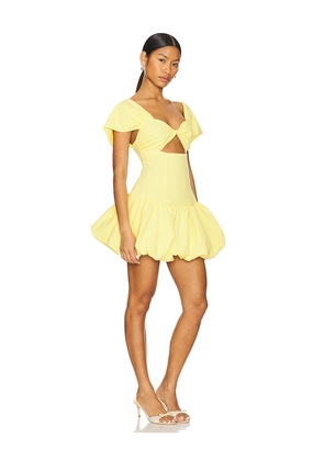 MORE TO COME Adda Mini Dress in Yellow. Size L. Also in M, S, XS, XXS.