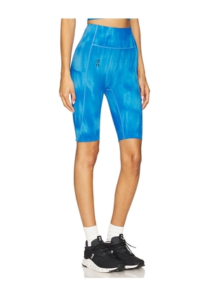 On Studio Short Tights in Blue. Size M. Also in S, XS.