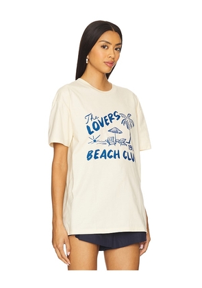 Lovers and Friends Cover Up Tee in Cream. Size M. Also in L, S, XS.