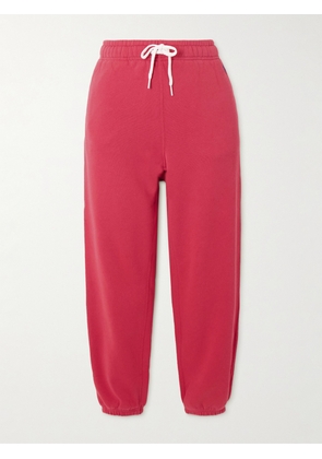 Polo Ralph Lauren - Embroidered Cotton-blend Jersey Track Pants - xx small,x small,small,medium,large,x large