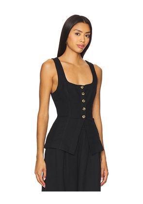 LSPACE Sofie Vest in Black. Size M. Also in L, S, XS.