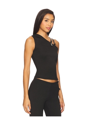 LIONESS Rebel Tank Top in Black. Size S. Also in L, M, XL, XS, XXL, XXS.