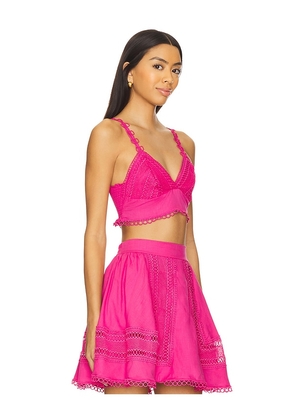 PEIXOTO Jasmine Top in Pink. Size S. Also in L, M, XL, XS.