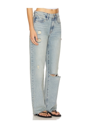 Triarchy Birkin Mid Rise Straight Leg in Blue. Size 24. Also in 25, 26, 27, 28, 30, 31, 32.