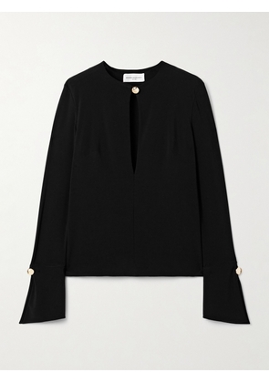 Brandon Maxwell - The Marla Cutout Stretch-jersey Top - Black - US0,US2,US4,US6,US8,US10