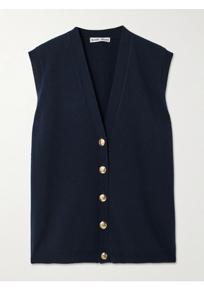 BLAZÉ Milano - Highland Wool And Cashmere-blend Vest - Blue - 00,1,2,3,4