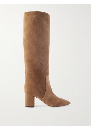 Paris Texas - Anja Suede Knee Boots - Brown - IT36,IT36.5,IT37,IT37.5,IT38,IT38.5,IT39,IT39.5,IT40,IT40.5,IT41,IT41.5,IT42