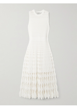 SIMKHAI - Zyla Cutout Jersey Midi Dress - Cream - x small,small,medium,large,x large