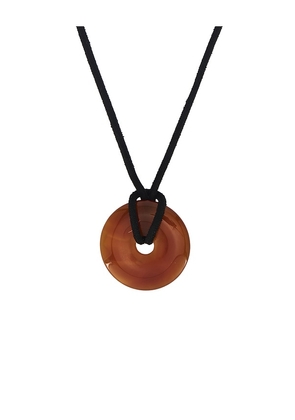 SHASHI Jade Necklace Carnelian in Red.