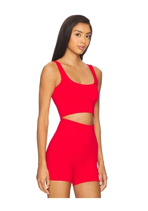 WellBeing + BeingWell StretchWell Wren Tank in Red. Size L/XL. Also in S/M.