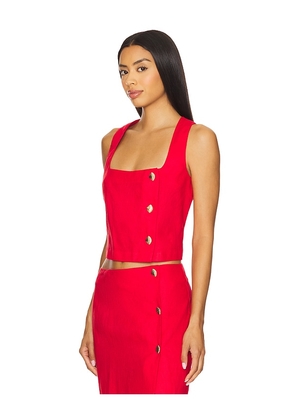 Yumi Kim Antonia Top in Red. Size M. Also in L, S, XL, XS.