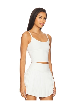 WellBeing + BeingWell MoveWell Ripley Tank in White. Size L. Also in M, XL, XS.