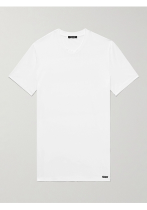 TOM FORD - Stretch Cotton and Modal-Blend T-Shirt - Men - White - S