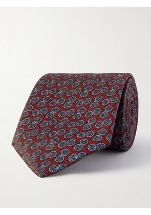 Charvet - 8cm Silk-Jacquard Tie - Men - Red