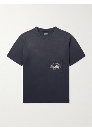 KAPITAL - Life Kapriccio Printed Cotton-Jersey T-Shirt - Men - Black - XS