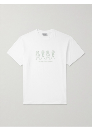 Carhartt WIP - Printed Organic Cotton-Jersey T-Shirt - Men - White - S
