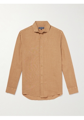 Frescobol Carioca - Antonio Linen Shirt - Men - Brown - S