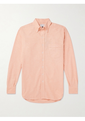 Kingsman - Drake's Button-Down Collar Cotton Oxford Shirt - Men - Orange - UK/US 15