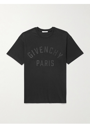 Givenchy - Logo-Appliquéd Cotton-Jersey T-Shirt - Men - Black - XS