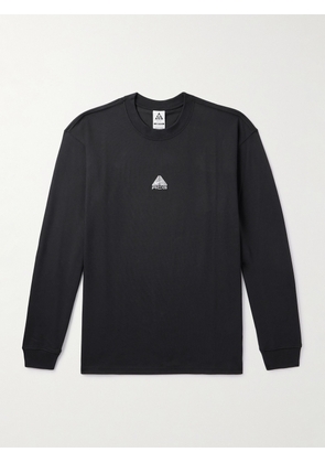 Nike - ACG Logo-Embroidered Dri-FIT T-Shirt - Men - Black - XS